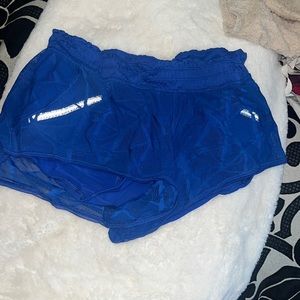 Blue lululemon shorts